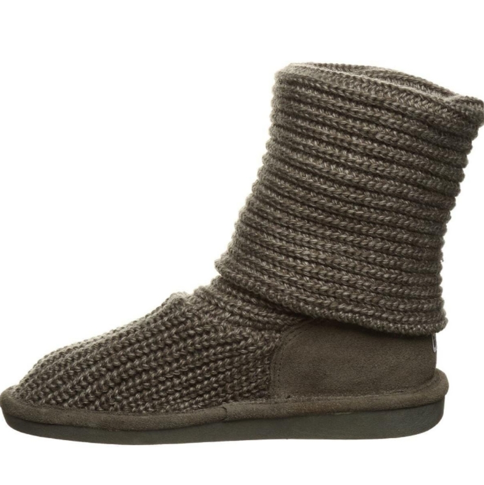 Bearpaw Women's Knit Tall Boots | SIZE 6 | COLOR GRAY